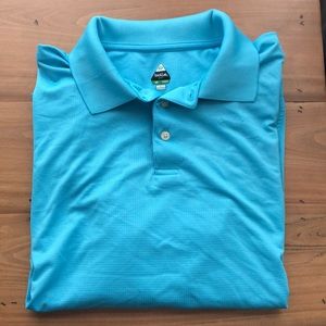 Bollé Golf Polo- Aqua Blue- Large